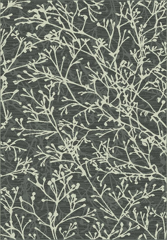 Jersey Carpet Wool Black - 120x170 cm.