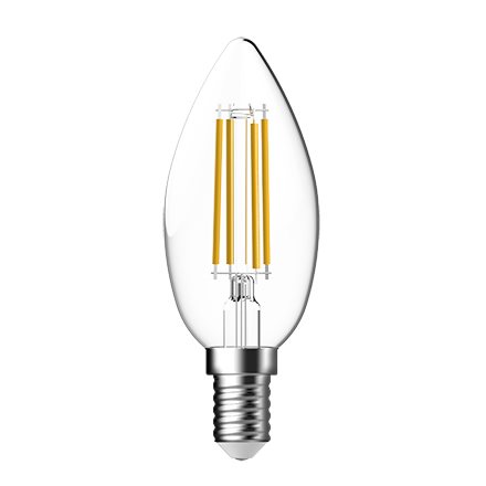 Bulb LED candle filament 7W E14 3000K
