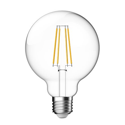 Bulb LED globe filament 4.5W E27 3000K