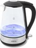 1.7L Glass Kettle - Stainless Steel & Black