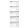 Bookcase Rome - white - 197x70x29.8 cm