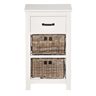 Chest of drawers Valerie 3 drawers- off-white - 68x39x33 cm