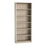 5-Shelf Bookcase 80CM 'Optima' - Oak