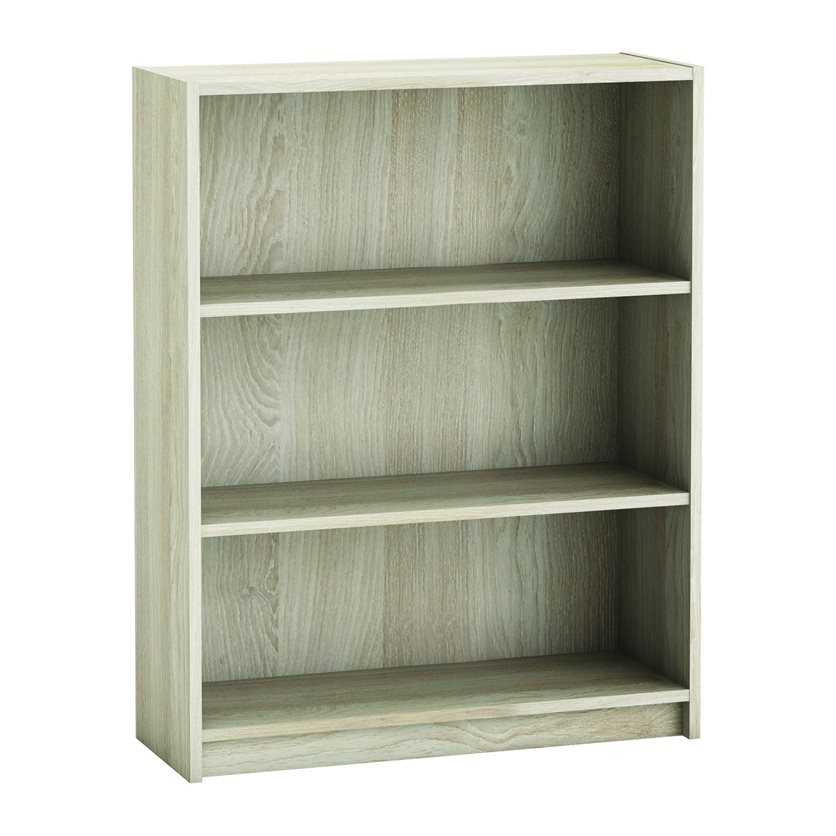 2-Shelf Bookcase 80CM 	&apos;Optima	&apos; - Oak