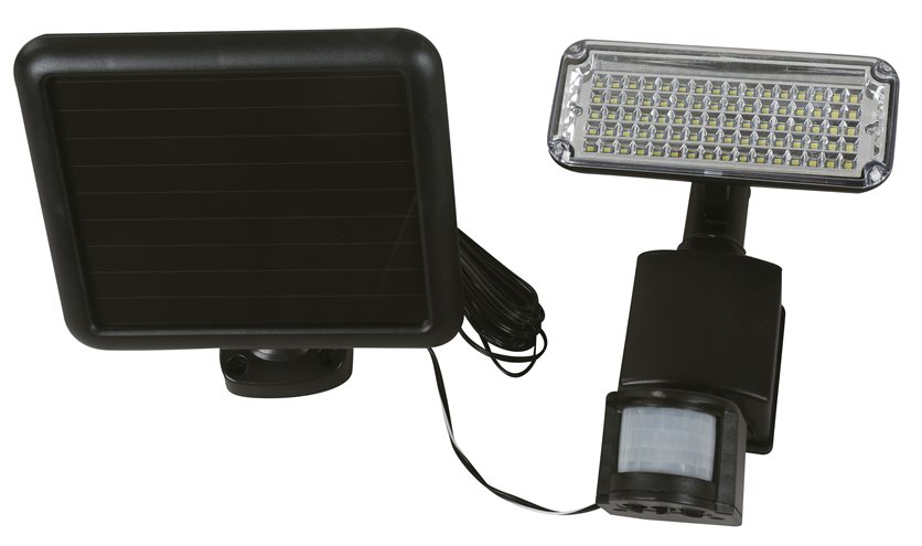 Outdoor Wall Lamp 8W LED Solar Black