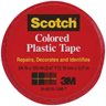 Scotch 3/4 In. Red Colored Plastic Tape
