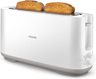 Daily Toaster - 1 Long Slot For 2 Slices - White
