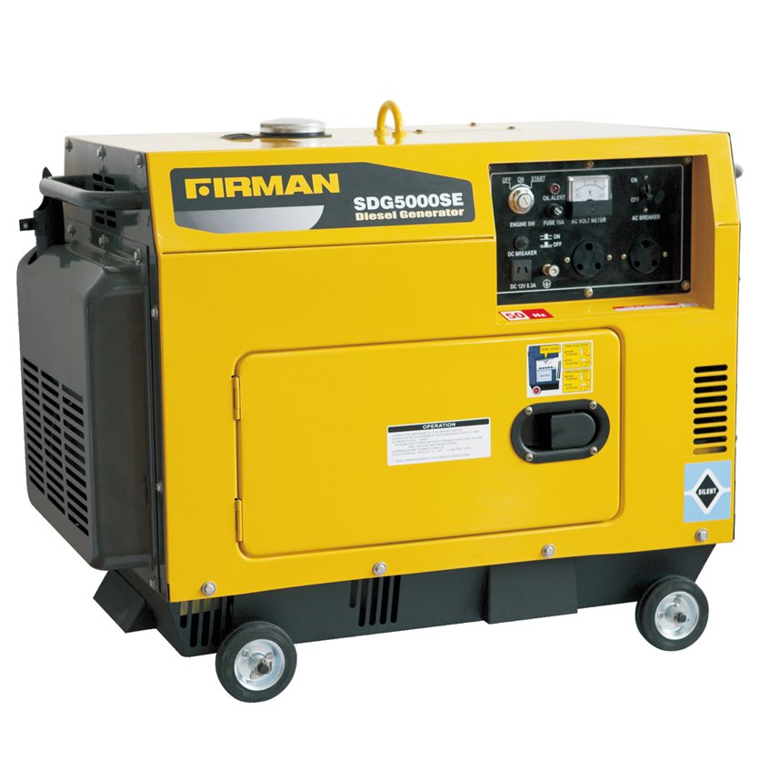 Firman 5000W/50Hz diesel generator - Keep the power flowing!