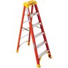 6 Ft. Fiberglass Step Ladder with 300 Lb. Load Capacity Type IA Ladder Rating