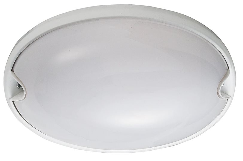 Wall Or Ceiling Lamp For Outdoors In White Finish