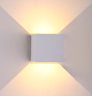 Outdoor LED Wall Lamp with Architectural Light Design 2X3W 2700K.