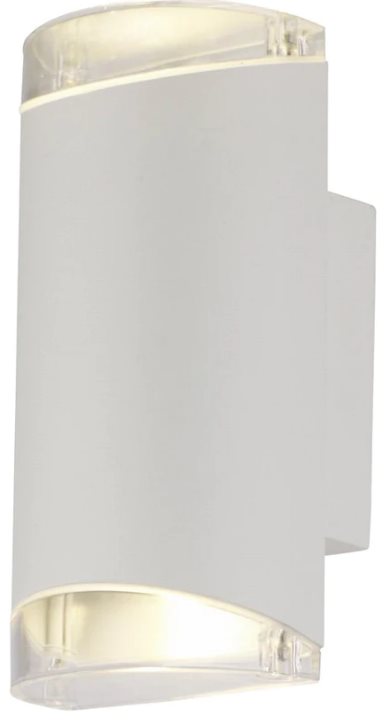 Modern Outdoor Or Indoor Wall Lamp 2Xgu10-25W (Not Included) Ip44, 100-240V