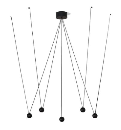Modern Decorative Led Pendant Ceiling Lamp 5X5W 3000K 110-240V 50-60Hz