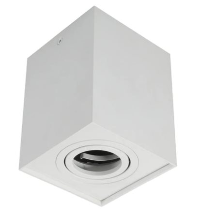Adjustable Surface Spot Type Ceiling Lamp Gu10 (Not Included) 110-240V/50-60Hz White Finish