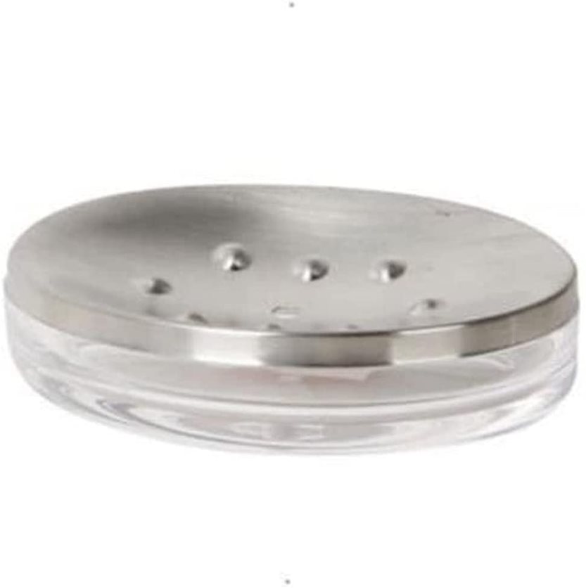 Transparent/Stainless Steel Soap Dish