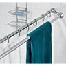 Double Extensible Rod for Shower Curtain