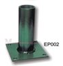 Green Steel Round Post Base, height 500mm