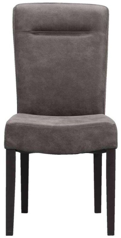 Dining Room Chair Yvo - Leather Look - Anthracite