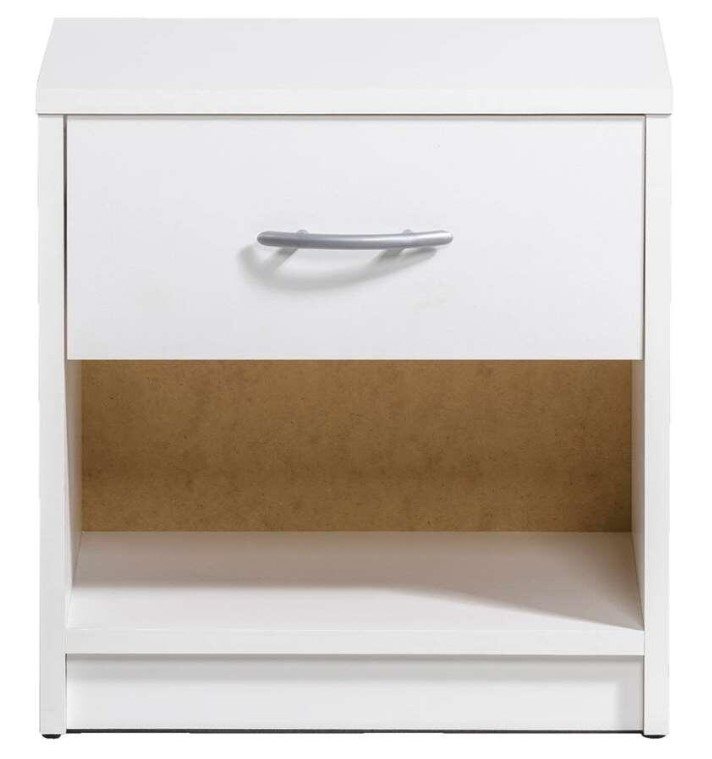 Bedside Table Pepe - 1 Drawer - White