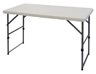 Folding Table Blow Mold - Granite White - 4 ft