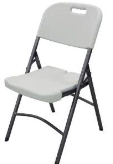 Folding Chair Blow Mold - White