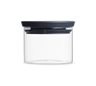 Stackable Glass Jar, 0.3L - Dark Grey