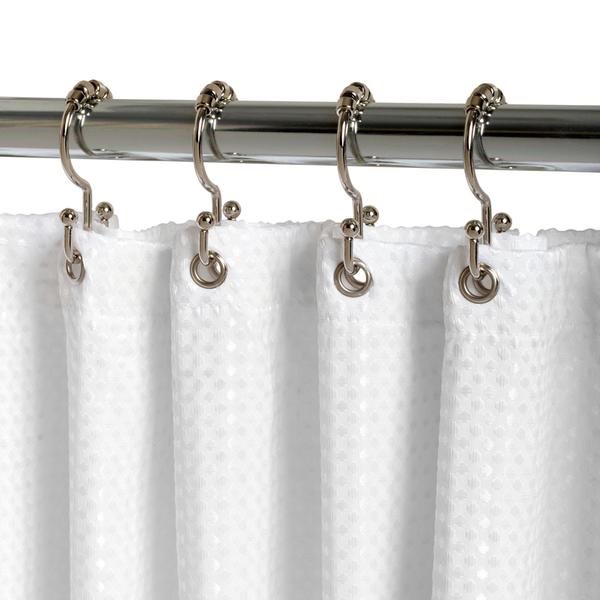 Double Roller Shower Curtain Hook