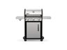 Quality black/stainless steel open cart 3 burner gas grill