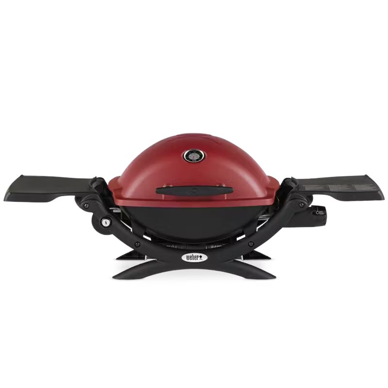 Quality red table gas grill