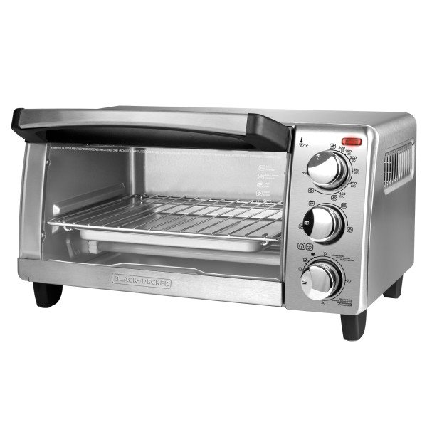 BLACK+DECKER Natural Convection Toaster Oven, Stainless Steel