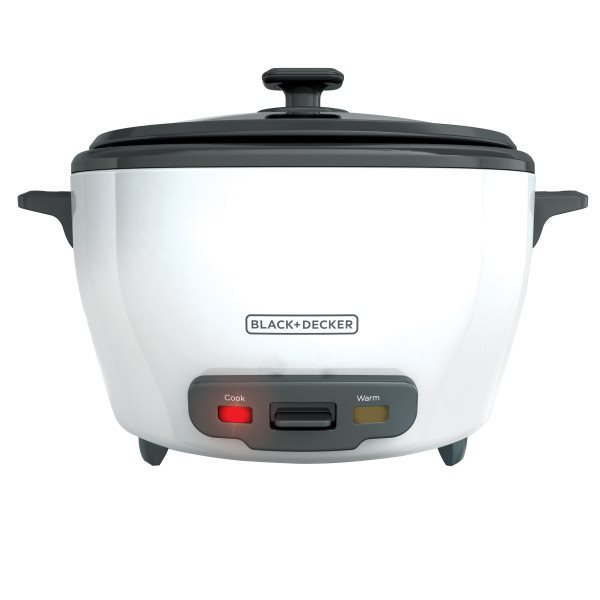 Black & Decker 20 Cup Rice Cooker, White