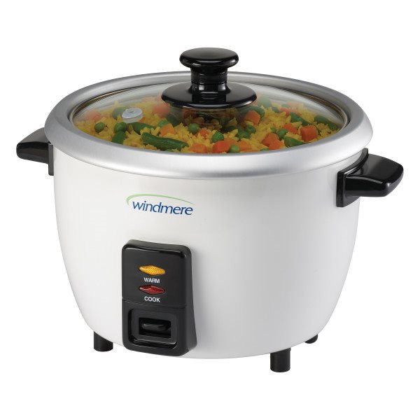 Windmere Rice Cooker, 10 Cups, White