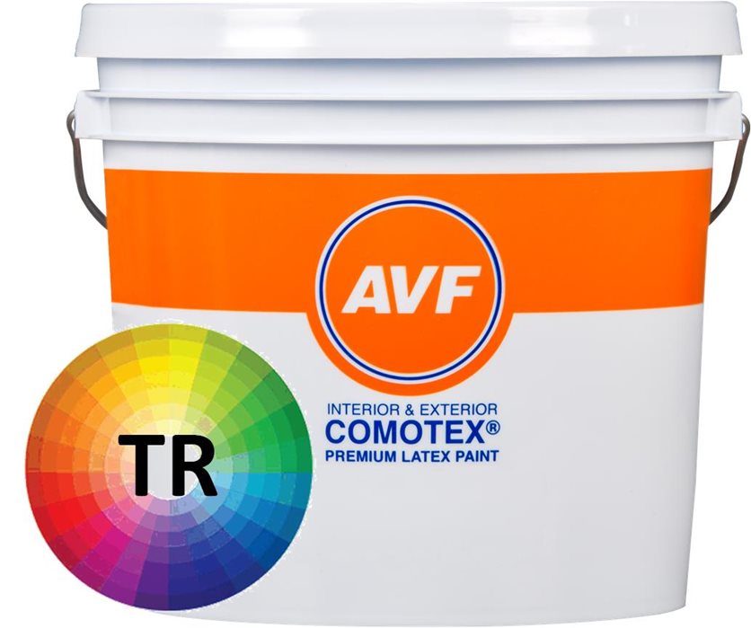 AVF Comotex®: high quality flat Acrylic paint for interiors and exteriors.