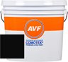 AVF Comotex Black 1G - High-quality flat Acrylic paint for interior and exterior use.