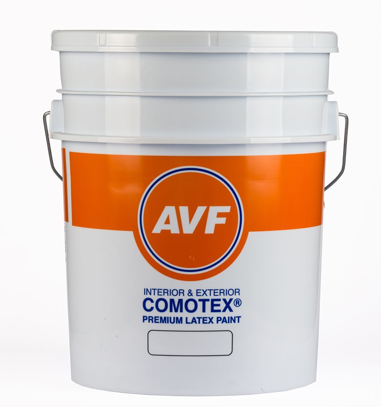 AVF Comotex® - high quality flat Acrylic paint for interior and exterior use.