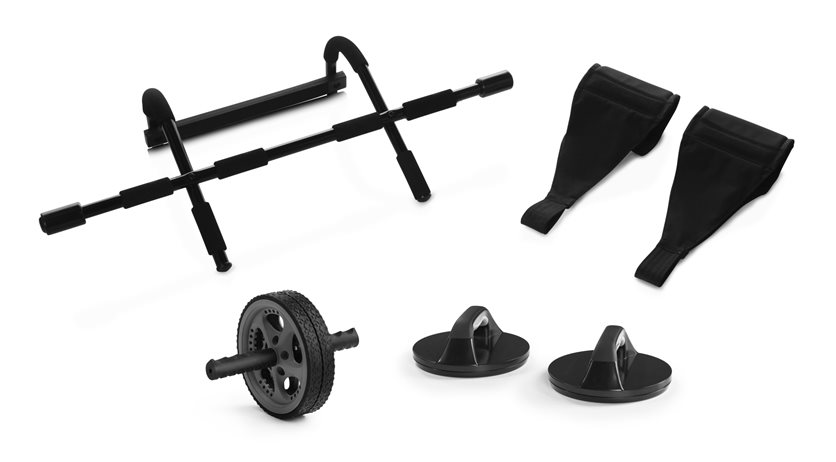 ProForm 6-in-1 Home Gym Kit with Pull-Up Bar and Rotating Push-up Handles