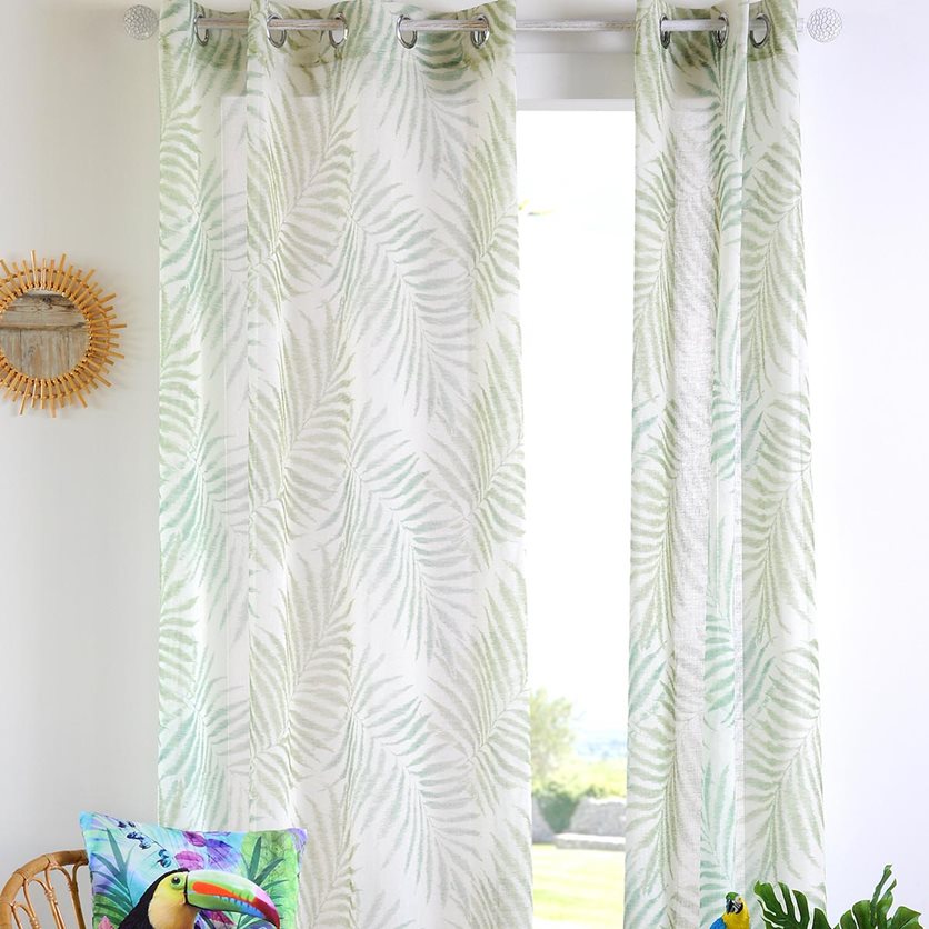 Curtain Tropical Green 140X260 CM