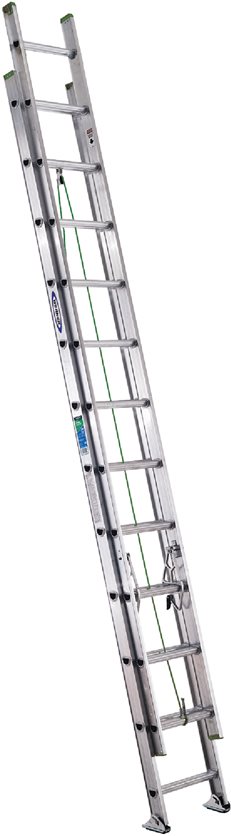 T-2 24&apos; Aluminium Extension Ladder