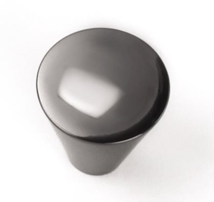 1 Delano Large Cone Knob - Black Nickel