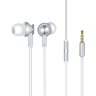 Comfortable White Earpiece with Cable